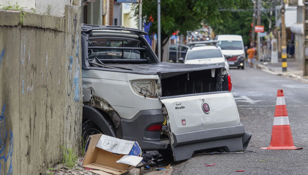 Colisão deixou uma mulher ferida