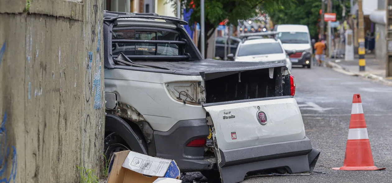 Colisão deixou uma mulher ferida