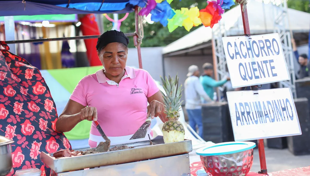 Conceição de Maria, vendedora de lanches