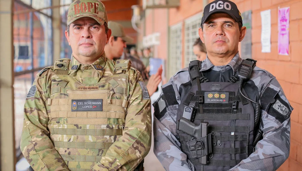 Coronel Scheiwann Lopes  e Coronel Galvão