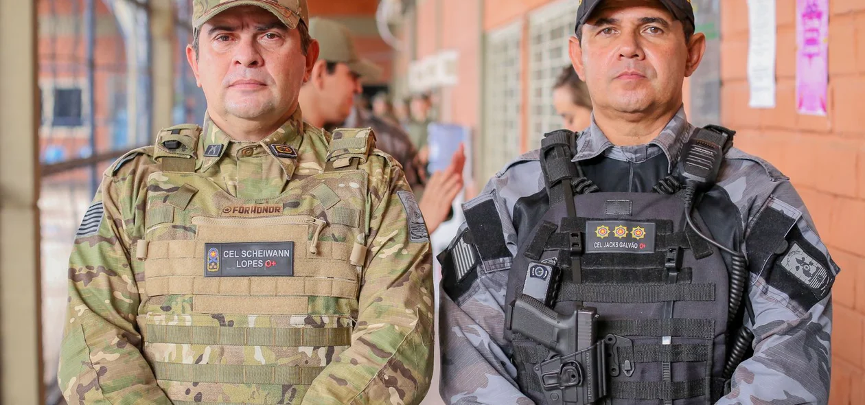 Coronel Scheiwann Lopes  e Coronel Galvão