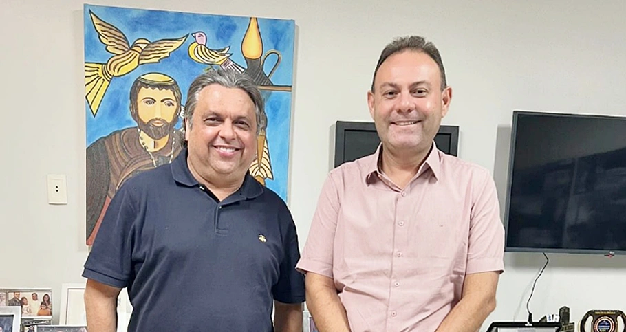 Deputado federal Júlio Arcoverde e deputado estadual Jeová Alencar