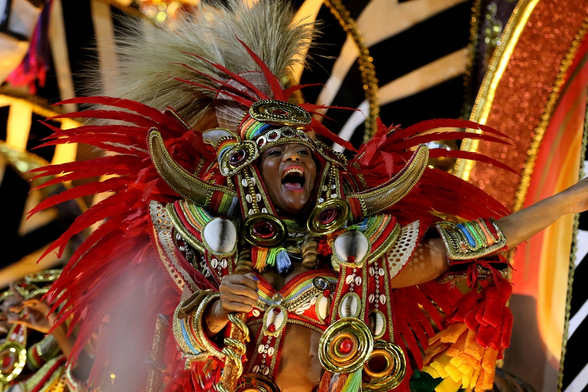 Desfile da samba Beija-Flor