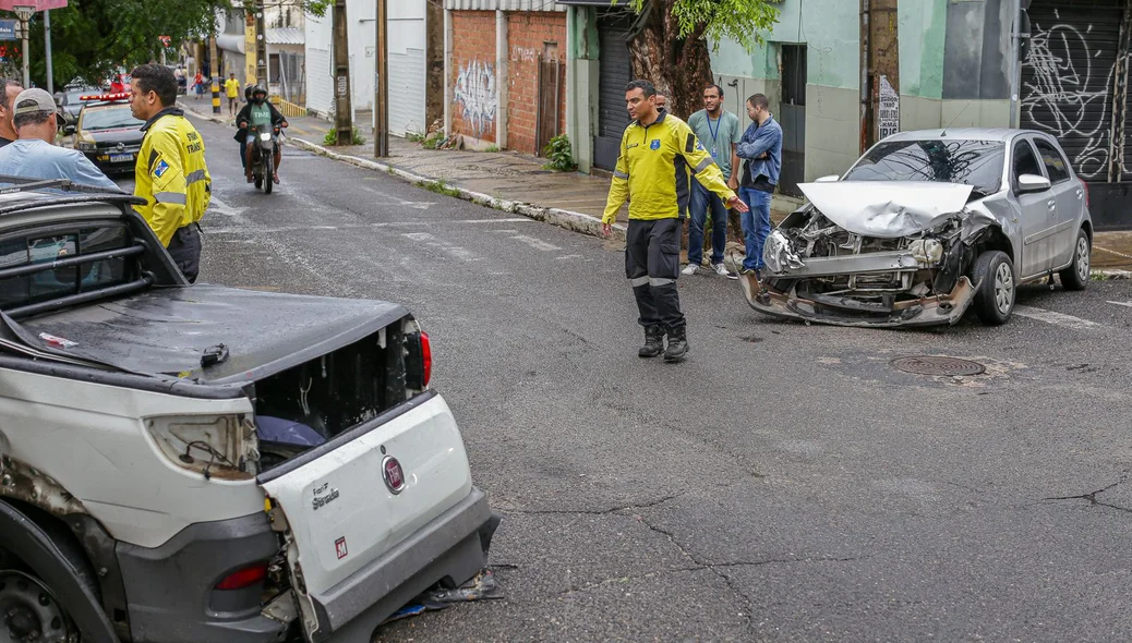 Equipe da Strans foi acionada