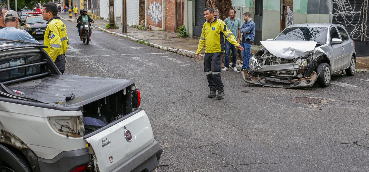 Equipe da Strans foi acionada