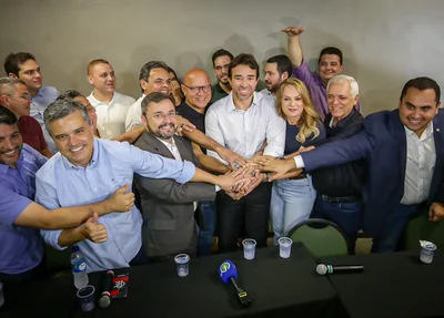 Evento de oficialização do apoio de Marden Menezes a Fábio Novo