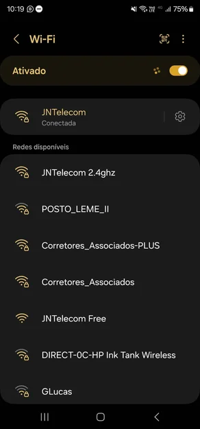 Exemplo de Rede Não Confiável: "JNTelecom Free"