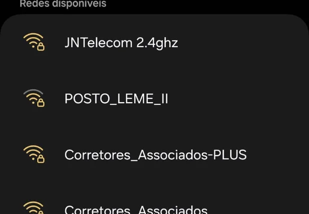 Exemplo de Rede Não Confiável: "JNTelecom Free"