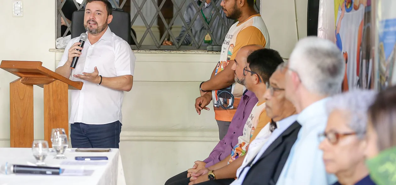 Fábio Novo no lançamento da Campanha da Fraternidade 2024