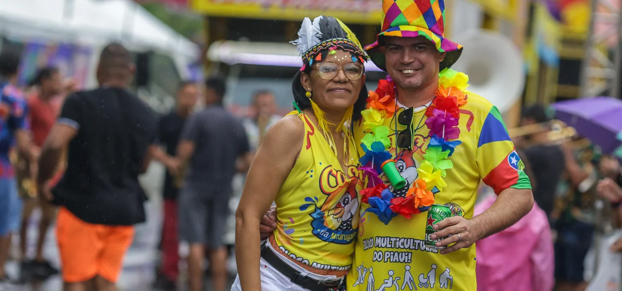 Foliões no carnaval de Teresina