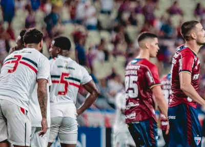 Fortaleza e River se enfrentaram nesta quarta-feira