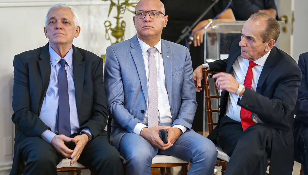 Franzé Silva, Themístocles Filho e Marcelo Castro