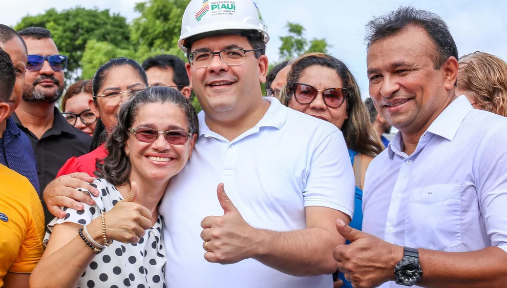 Governador Rafael Fonteles e Fábio Abreu