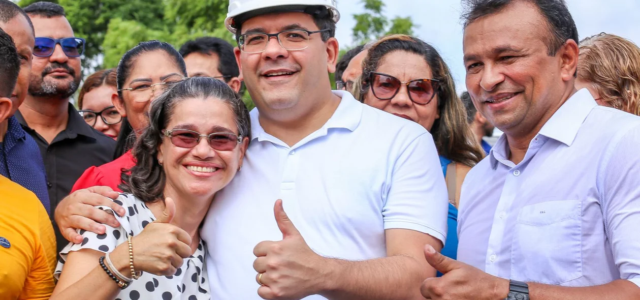 Governador Rafael Fonteles e Fábio Abreu