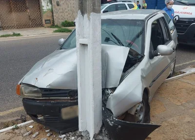 Idosa conduzia carro no momento do acidente