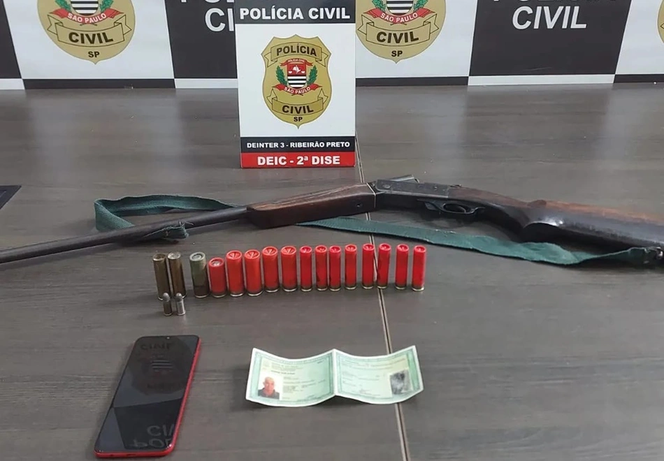 Ilícitos apreendidos em posse do caminhoneiro