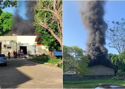 Incêndio no Campus Torquato Neto da Uespi