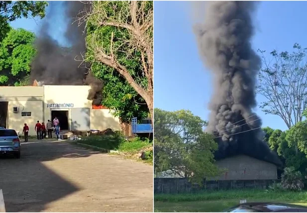 Incêndio no Campus Torquato Neto da Uespi