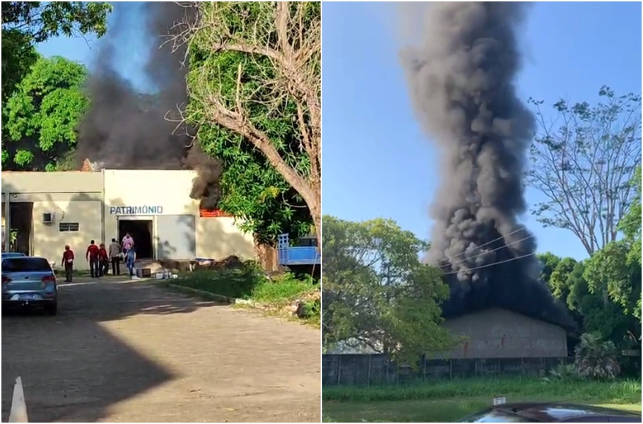Incêndio no Campus Torquato Neto da Uespi