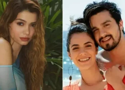 Izabela Cunha, Luan Santana e Jade Magalhães