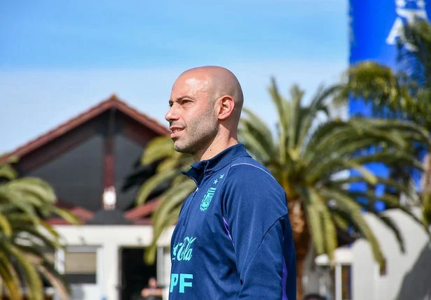 Javier Mascherano, técnico da selecção olímpica da Argentina