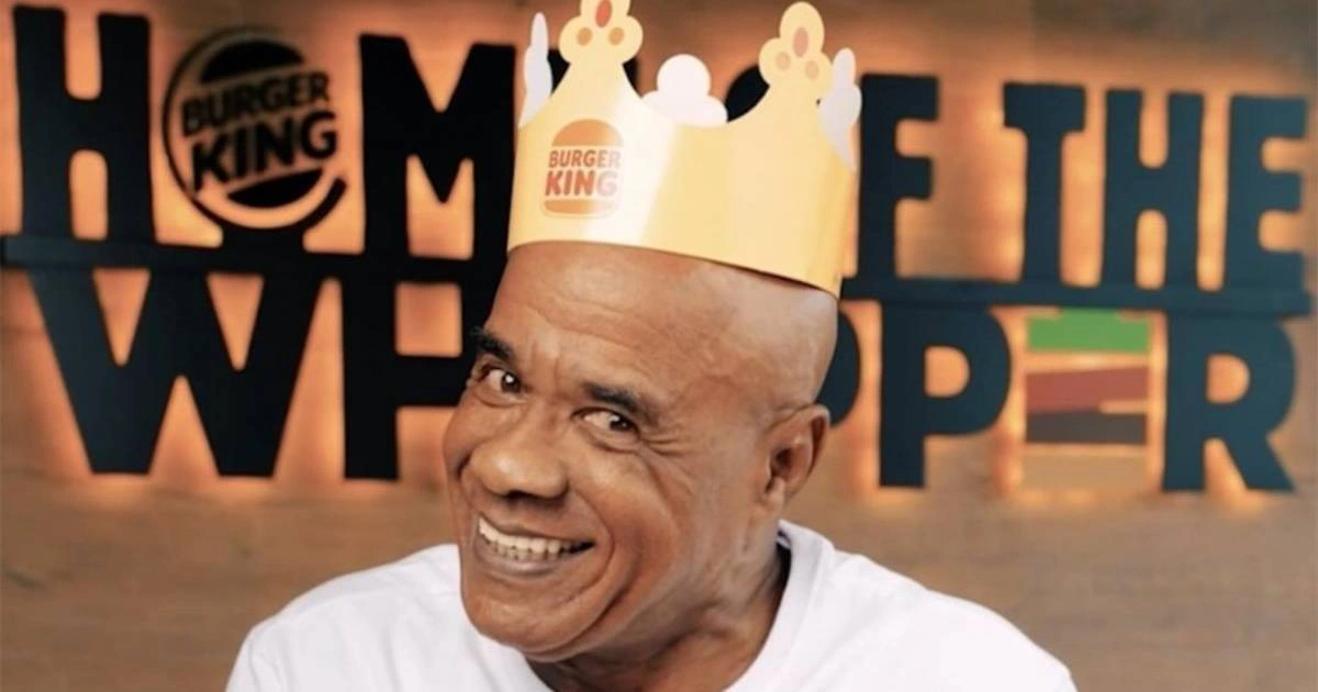 Kid Bengala em propaganda do Burger King