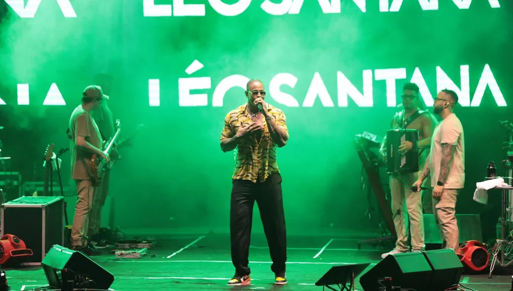 Léo Santana foi atração principal do evento