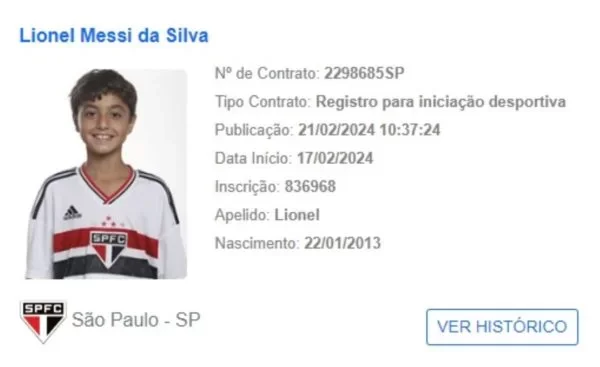 Lionel Messi da Silva