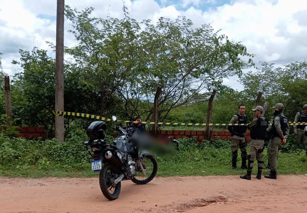 Local em que homem foi morto em Canto do Buriti