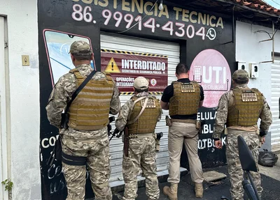 Loja UTI do Celular foi interditada na 11ª fase da Operação Interditados