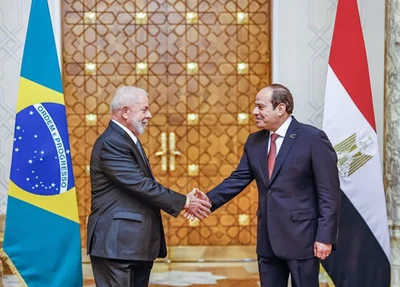 Lula e Abdel Fattah al-Sisi