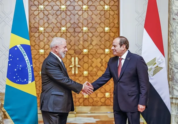 Lula e Abdel Fattah al-Sisi