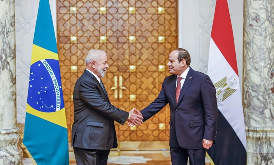 Lula e Abdel Fattah al-Sisi