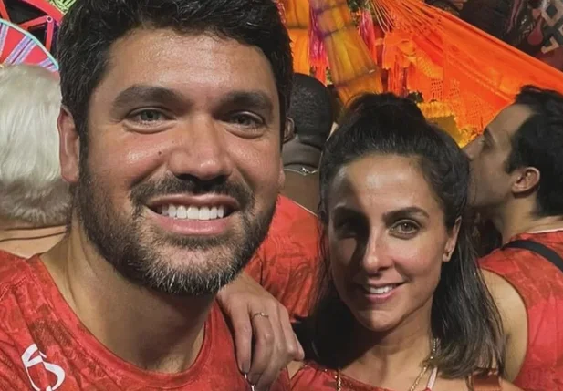 Marcelo Courrege e Carol Barcellos
