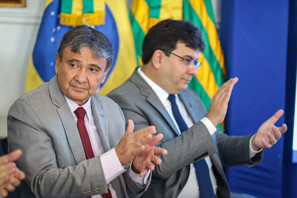 Ministro Wellington e governador Rafael Fonteles
