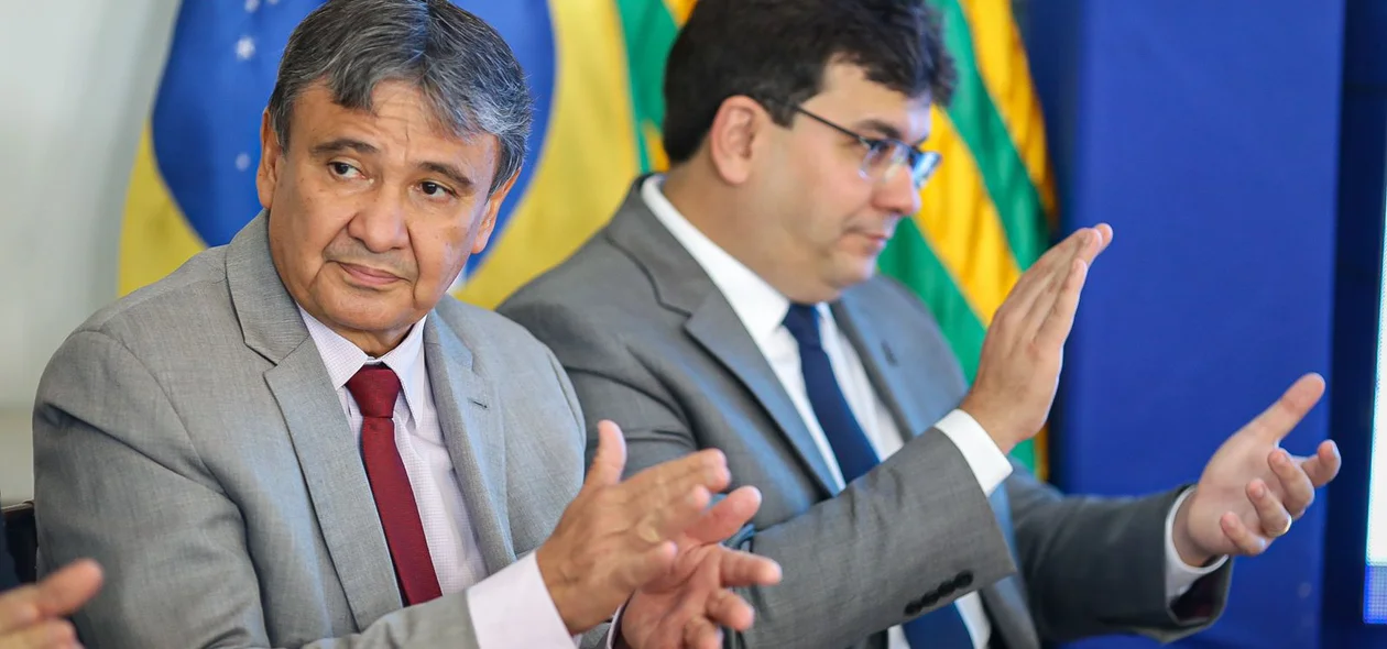 Ministro Wellington e governador Rafael Fonteles