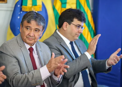 Ministro Wellington e governador Rafael Fonteles
