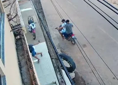 Momento da execução de um líder do PCC no Sul do Piauí