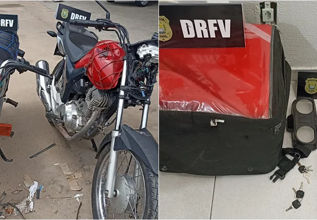 Motocicletas apreendidas durante ação da DRFV