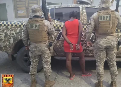 Mulher presa com maconha dentro de mala no Dirceu I
