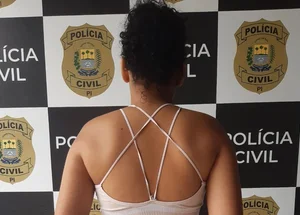 Mulher presa pela Polícia Civil em Baixa Grande do Ribeiro
