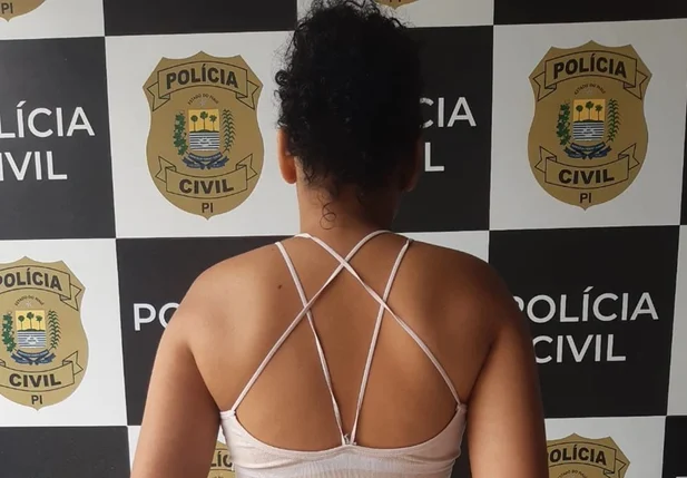 Mulher presa pela Polícia Civil em Baixa Grande do Ribeiro