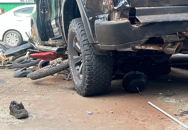 O condutor perdeu o controle do carro