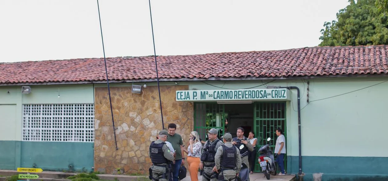 O crime aconteceu dentro da escola