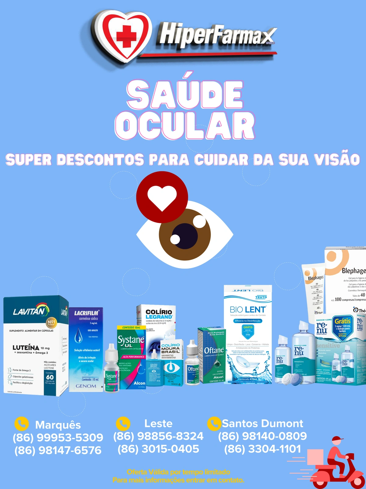 Ofertas para saúde dos olhos