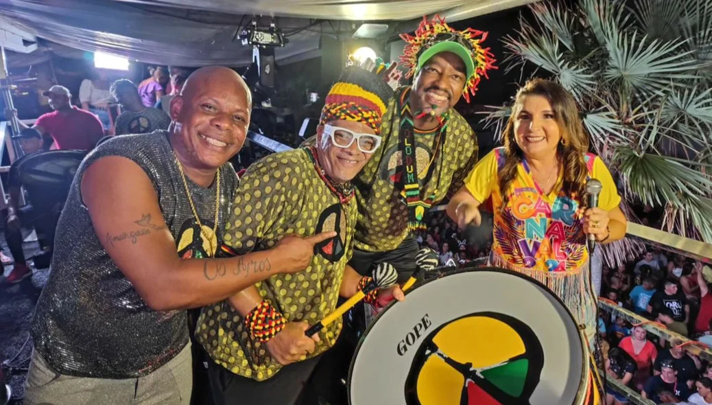 Olodum agitando a multidão