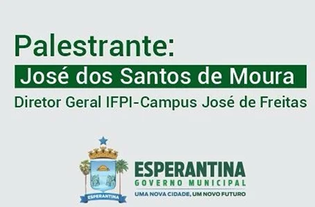 Palestra organizada pela prefeitura de Esperantina juntamente com o IFPI