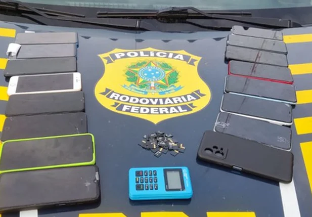 PF prende em Picos trio acusado de furtos de celulares no Maranhão