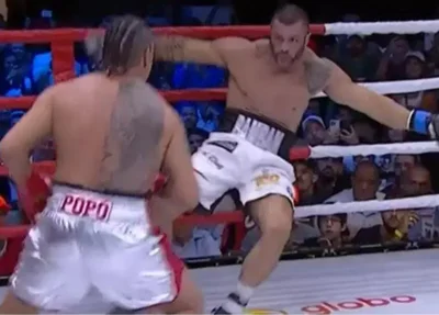 Popó vence Bambam por nocaute em luta de apenas 36 segundos