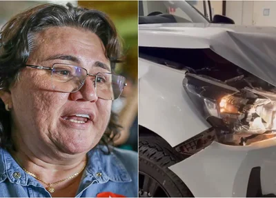 Prefeita Jôve Oliveira sofre acidente de carro